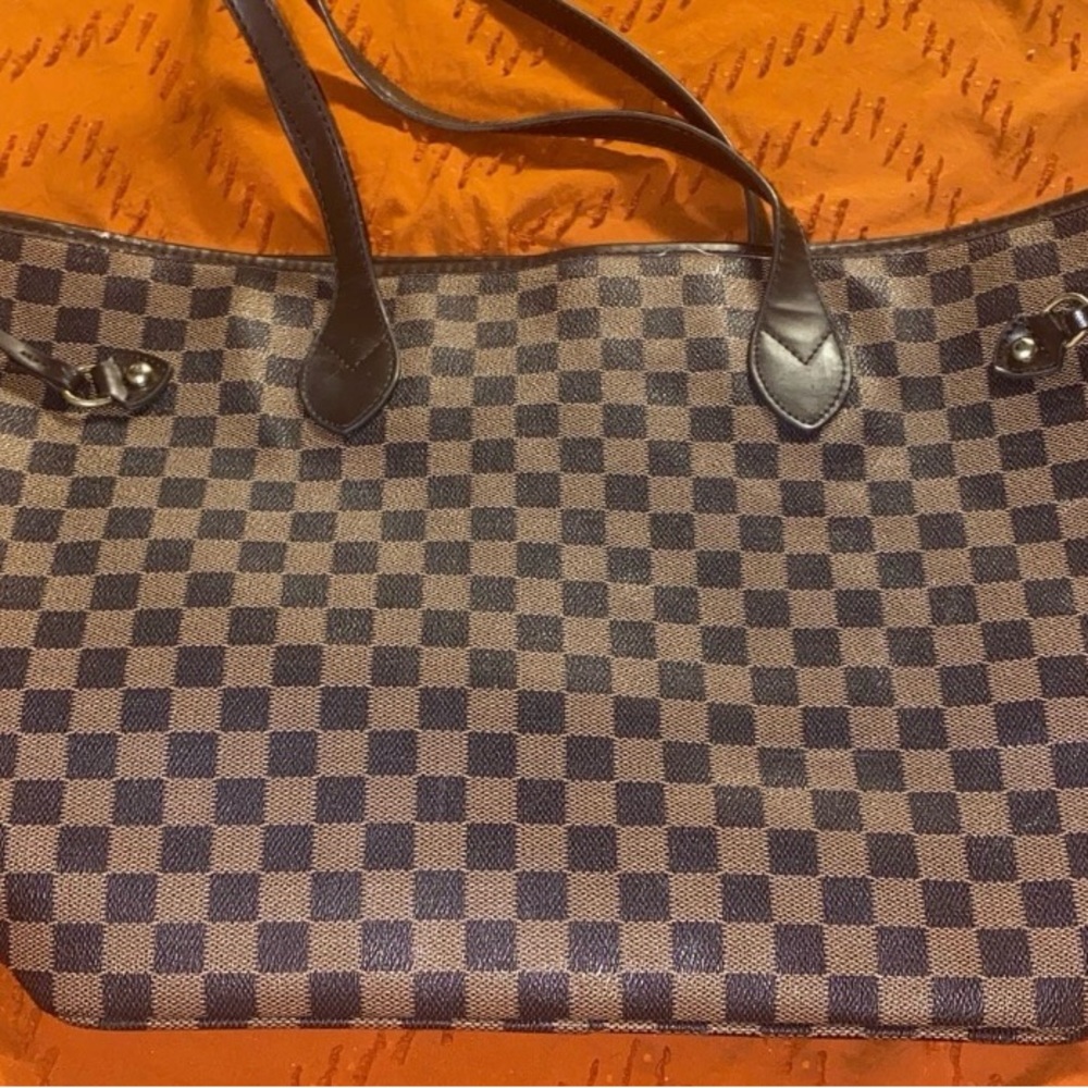 Checkered Tote Bag